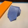 2024 Neck Binds Nya män Banden Fashion Silk Tie 100% Designer Slips Jacquard Classic Woven Handmade slips för män Bröllop Casual and Business With Original Box V81