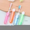 toothbrush Portable Folding Toothbrush Super Soft Bristle Travelling Take To Outdoor Camping Easy Fold Toothbrush Cleaning Teethbrush L5D8