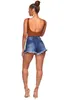 Shorts de jean sexy d'été pour femmes jeans bleu foncé jeans de haute qualité vêtements pour femmes s-2xl navire de drop 240418