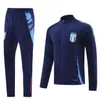 24 25 Itália Sobreviver tracksuit hali zip japet terno de treinamento futebol 23 24 italia homem de futebol de tuas de futebol define sportswear raspadori verratti barella lorenzo