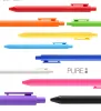 Pens kaco 20pc/lot fofo caneta gelado 0,5 mm tinta colorida com reabastecimento kacogreen para xiaomi gel Pen do escritório comercial material de papelaria