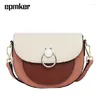 Shoulder Bags EPMKER 2024 Fashion Purses And Handbags Luxury Designer Halfmoon Panelled Bag Cute Side Crossbody