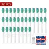 Têtes 32pcs Remplacement électrique Têtes de brosse à dents pour Philips HX6014 HX3120 HX3226 HX6511 HX6730 HX9023 HX9033 HX9362