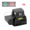 Scopes Tactical 558 556 Holographic Scope Red and Green Hunting Rifle Reflex Sight with Integrated 5/8" 20mm Weaver Rail Qd Mount