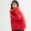 Dames Stand Up Collar Down Jacket Versie Licht en dunne nieuwe korte herfst Winter Small Stature Style {Categorie} RLJQ