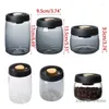 Storage Bottles Vacuum Sealed Jug Coffee Beans Glass Airtight Canister Kitchen Food Grains Candy Keep Jar