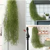 12フォーク人工壁吊り植物偽のスペインの苔卸売プラスチック高品質植物vineホームガーランド装飾240407