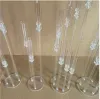 Держатели Прат -свадебные украшения центральная часть Candelabra Clear Candle Holder Акриловые подсвечники для свадьбы вечеринка мероприятия