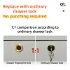 Controllo Gold Smart Smart Lock Lock Storage Armadiet Impronta digitale Abbassino mobile mobile mobile mobile per blocco di impronta digitale mobili