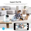 Moniteurs Tinosec HD 3MP Wireless IP Camera Indoor Baby Monitor Human Detect Auto Tracking Twoway Audio Record PTZ WiFi Camera ICSEE P2P