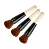 Luxury Champagne Makeup Brushes Flat Top Foundation Brush Large Face Repair Contour for Liquid Cream Powder