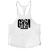 Summer Y Back Gym Stringer Tank Top Men Cotton Clothing Bodybuilding Sleeveless Shirt Fitness Vest Muscle Singlets Workout Tank 240420