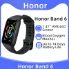 Bracelets intelligents de bracelets 6 bracelet intelligent 6 1,47 "Amoled Screen Oxygène Smartband Fitness Tracker Taxe cardiaque étanche