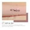 Eyeliner O.TWO.O Waterproof Liquid Eyeliner Pen Two Types Brush Tip Easily Draws Long Lasting Eye Liner Pencil Thin Thick Defined Lines