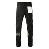 Motorfiets Ksubi Jeans Purple Brand Jeans American High Street Black geplooid Basicq YWHP 41OG