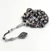 Strand Tasbih Black Shell Beads 33 Bön Misbaha Ramadan Eid Gift Turkiska smycken Islamiska handgjorda modetillbehör