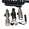 Escopos táticos Surefir M600 M600B lanterna Airsoft Rifle lanterna Pistola Luz Tocha AR15 Arma de caça leve Pictinny Rail Rail