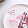 Haarzubehör Pink Clips Stern Herz ohne Slip Metal Barrettes Haarnadeln mit verschiedenen Formen für Babys
