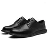 Casual Shoes Men orygine skórzane wysokiej jakości męskie sukienki biznesowe Oxfords Rozmiar 37-47