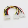 Power Splitter -Kabel -Adapter 4 Pin Molex Männliche Leistung an 2x IDE 4 Pin Weibliche Y Splitter -Adapter -Anschlusskabel 20 cm