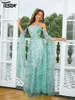 Casual Dresses Yesexy Green Luxury Sequins Celebrity Dress Sexig Spaghetti Rem A-Line Glitter Lady Prom Party Gown Evening