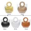 Sagni Summer Borse Summer Female Candy Candy Composite Women Clear Jelly Designer Borse Borsa di alta qualità Beach Tople Tote