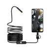 Kameror 7mm lins Android Endoscope Camera justerbara 6 lysdioder IP67 Vattentät 1m 2m 5m Micro Inspection Videokamera Snake Borescope Tube