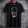 Herren-T-Shirts 2023 Herren T-Shirts Herren Kleidung Fitness Weiß O-Neck Anime Herren T-Shirts Herren extra großer Top New Herren T-Shirts Gothic Punk Y240420