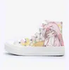 Chaussures habillées anime zapatillas mujer kawaii des dessins animés des femmes chaussures abricot décontractées