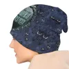 ベレー帽のお化け屋敷の邸宅ロゴボンネットハット編みの男性女性ファッションユニセックスハロウィーンの魅力