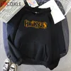 Hoodies masculins 2024 Oya haïkyuu kuroo karasuno mâle imprimé anime grunge swetshirts y2k esthétique