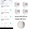 Controls Tuya Wifi Pir Motion Sensor Detector Movement Alarm Smart Life App Wireless Home Automation System Work with Alexa Routine Set