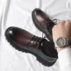Chaussures décontractées Volyle Comfort Men authentine cuir Boots Boots Business Daily Commute Toe Round Soumed