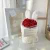 Decoratieve bloemen Afscheidingszeep Bouquet Afgewerkte bloemen Moederdag Decoratie Fake Eternal Rose Holiday Gift Wedding Decor