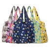 Bags Foldable Shopping Bags Big Size Thick Nylon Large Tote ECO Reusable Polyester Portable Shoulder Women's Handbags Folding Pouch