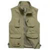 Accessoires Bolubao Mens Mesh Vest Multi Pocket Pocket Souchon de pêche à sec