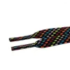 Shoe Parts Walking Boot Laces 0.7cm Width Multicolor Polyester String Athletic Sport Sneakers Women Men Shoelaces Custom