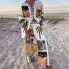 Retro 3D digitaal gedrukte vrijetijdspak Dames Spring knop Rapelhemd rechte broek Outfits Herfst Lange mouw losse 2 stks Set 240415