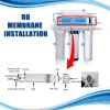 Purificateurs 13pcs Home Kitchen Inverse Osmosis Ro Ro Membrane Remplacement de la membrane 50/75/100/125/400GPD Système d'eau Filtre Purificateur