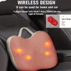 3D Elektrik Akıllı Boyun Masaj Yastığı Kafa Geri Shiatsu Tam Vücut Masajı Kablosuz Kullanım Araba Ev Kızılötesi Fizyoterapi 240415