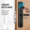 Управление 6 ПК. 13,56 МГц IC Card Tuya Ttlock BLE Электронная смарт -дверная карта Digital Smart Finger -отпечатки разблокируйте небольшую RFID -карту