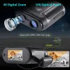 Cameras Long Range 40x Zoom Digital Night Vision Hd Camera Wifi 850/940nm Laser Camcorder Auto. Focus Hunting Night Monitor for Patrol