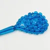 Tasbih Blue Resin Regalo musulmano rosario perline islamiche perle perle di gioielli arabi Misbaha 33Beads Braccialetti di gioielli turchi 240410