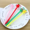 PENS SUGGERIMENTO Studenti forniture Cartoon Fruit Food Gel Studenti Studio Forniture per ufficio Simple Cap Gel Penna stazionaria