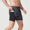 Dessliner aloe ioga shorts vestem mulheres curtas capuz calças de treinamento fitness de fitness shorts esportivos de basquete americanos executando ciclismo de camada dupla seca casuquíssima