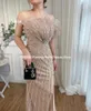 Party Dresses Cermae Satin Strapless Mermaid Sequin Populer Prom Gown Evening Floor Length Formell Elegant Dress for Women 2024