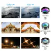 Chauffage Apexel Nouveau 6in1 Kit Camera Lens Photographer Photographe Mobile Phone Lens Kit Macro Wide Angle Fish Eye CPL Filtre pour iPhone Xiaomi MI9