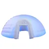 10MD (33 фута) с воздуходувным укрытием светодиодного надувного надувного Igloo Dome Part Part Bar Disco Marquee 1 Дверный воздушный шар для выставки для выставки