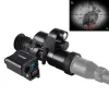 Câmeras HD Visão noturna avistamento monocular Montado Scope Reticular Reticular Faixa de câmera infravermelha Opcional para caça tática