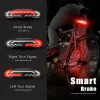 Lumières alarme de vibration de vélo sans fil alarme de moto étanche de la route extérieure de route de route antitheft alarme de détecteur de vélo